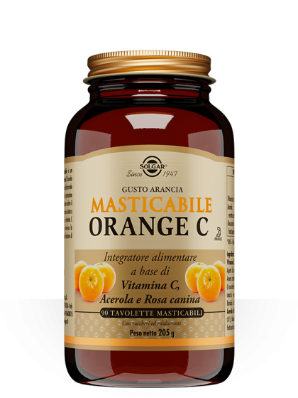 Solgar Orange C Masticabile 90 tavolette