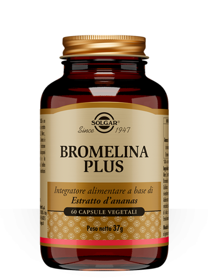 Solgar Bromelina Plus 60 capsule vegetali 