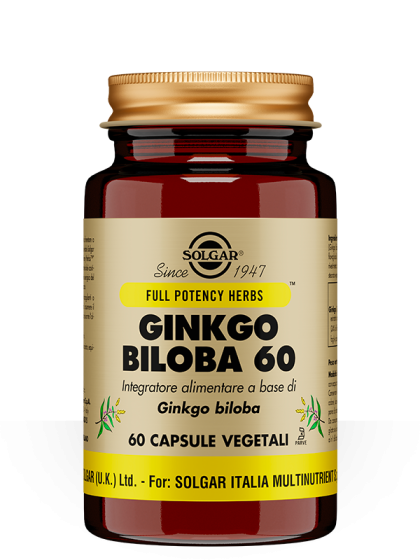 Solgar Ginkgo Biloba 60 60 capsule vegetali