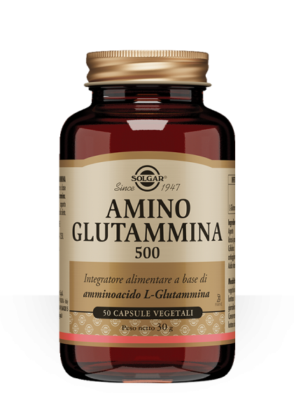 Solgar Amino Glutammina 500 50 capsule vegetali