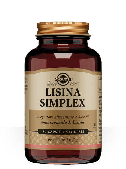 Solgar Lisina Simplex 50 capsule vegetali 