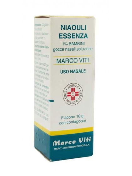 Niaouli essenza , 1% gocce nasali, soluzione flacone 10g