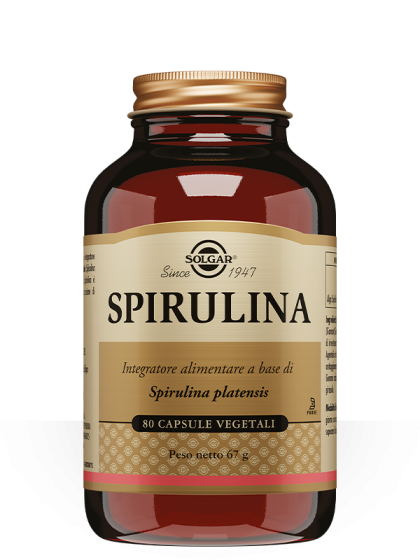 Solgar Spirulina 80 capsule vegetali