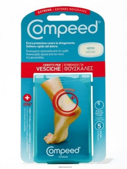 Compeed cerotti vesciche talloni extreme 5 pezzi