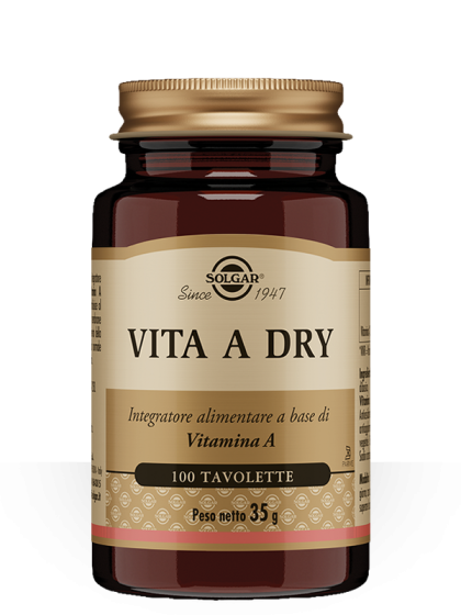 Solgar Vita A Dry 100 tavolette