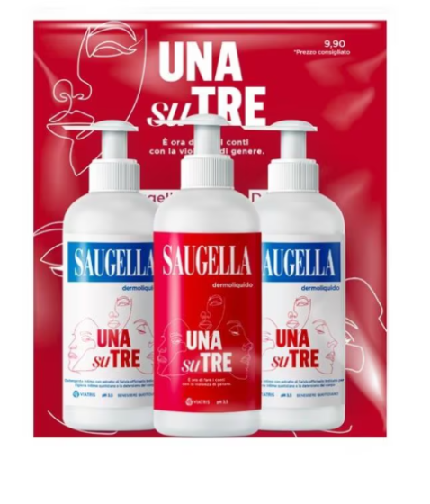 SAUGELLA 1 SU 3 BUNDLE DERMOLIQUIDO 3 X 200 ML