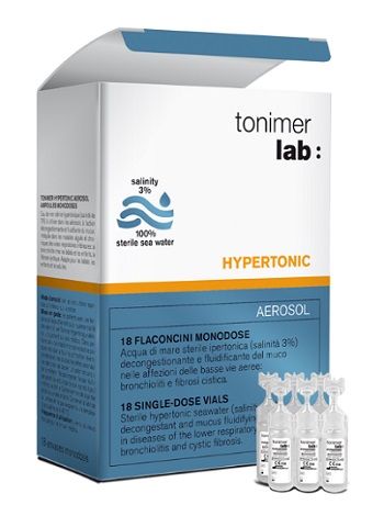 Tonimer Lab Hypertonic Aerosol 18 Flaconcini 3ml