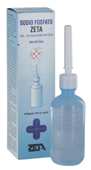 Sodio fosfato ze, adulti16%/6% soluzione rettale 1 flacone 120ml