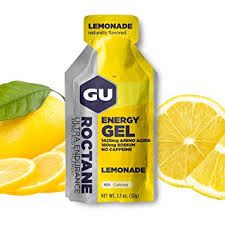 Gu energy gel lemonade