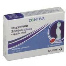 Ibuprofene zentiva, 400mg capsule molli, 10 capsule in blister pvc/pvdc/al