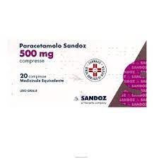 Paracetamolo sandoz 20cpr 500mg