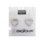 White pave open heart bjt922
