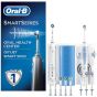 Oral-b oral center spazzolino elettrico smart 5000 e idropulsore oxyjet con 4 testine oxyjet + 6 testine di ricambio