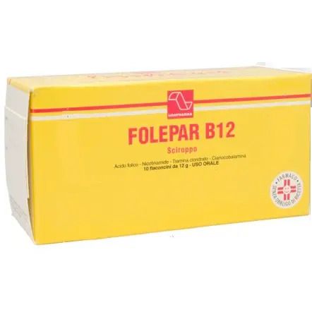 Folepar b, sciroppo 10 flaconcini 12g
