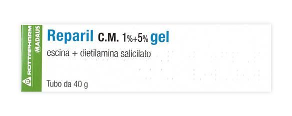 Meda Reparil Cm Gel 40 g 1% + 5%