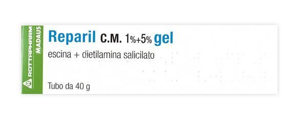 Reparil gel , 1% + 5% gel tubo 40g