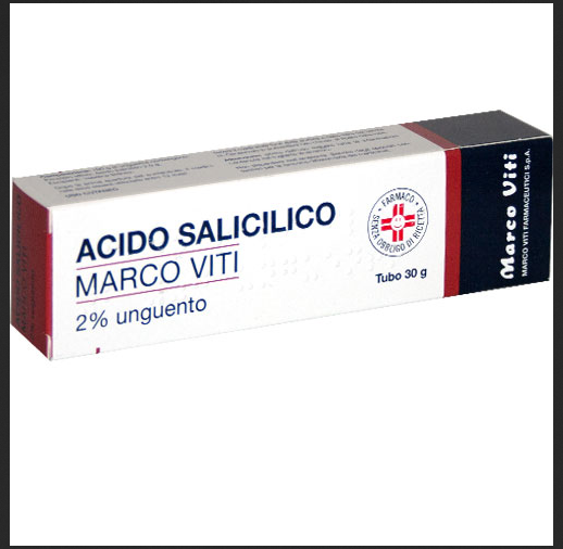 Acido salicilico , 2% unguento tubo 30g