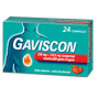 Gaviscon 250mg + 133,5mg compressa masticabile gusto fragola 24 compresse in blister