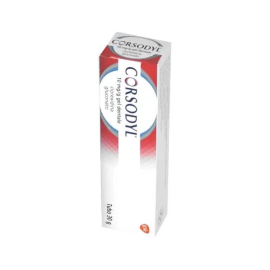 Corsodyl gel dentale 30g 1g/100g