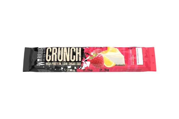 Warrior crunch protein bar raspberry lemon cheescake 64g