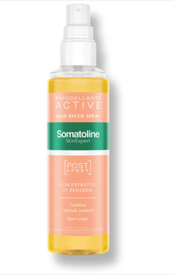 Somatoline Skin Expert Olio Secco Spray Post Sport Rimodellante 125ml