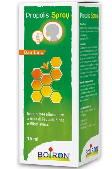 Boiron Propolis Spray Gola Bambini 15ml