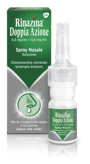 Rinazina doppia azione spray nasale 5mg+6mg