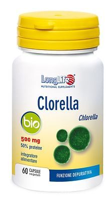 'Long life clorella bio 60 capsule vegetali'