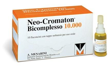 Neocromaton bic.100, 10.000 polvere e solvente per soluzione orale 10 flaconcini
