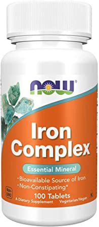 Now Foods Iron Complex 100 tavolette