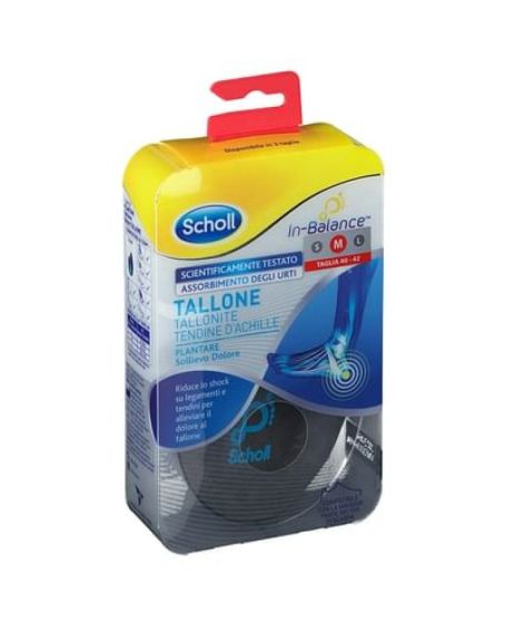 Scholl plantare tallone taglia m 2 pz