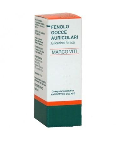 Fenolo , 1% gocce auricolari flacone 10g