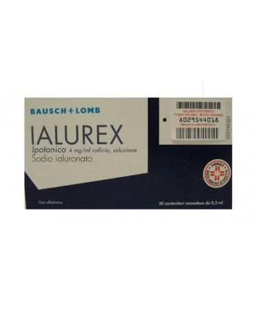 Ialurex ipotoni, 4mg/ml collirio, soluzione 30 contenitori monodose 0,2ml