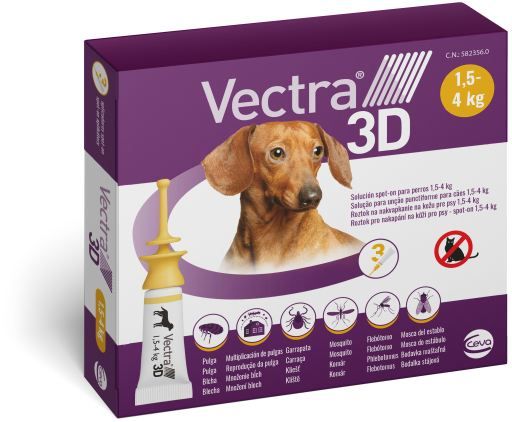Vectra 3d spot on taglia 1,5/4 kg