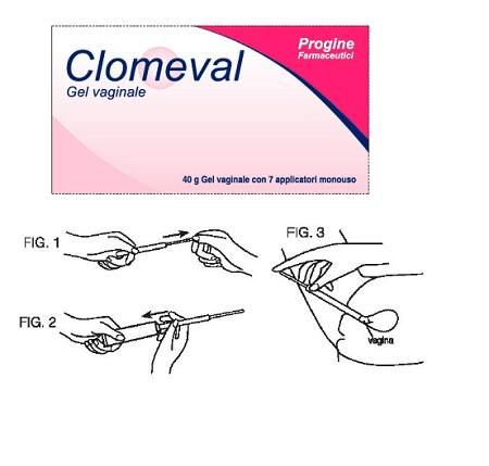 Clomeval gel vaginale 40g