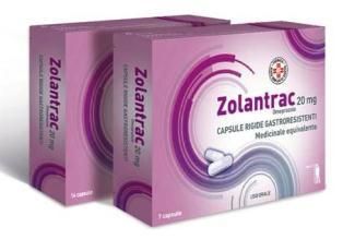 Zolantr, 20mg capsule rigide gastroresistenti 14 capsule